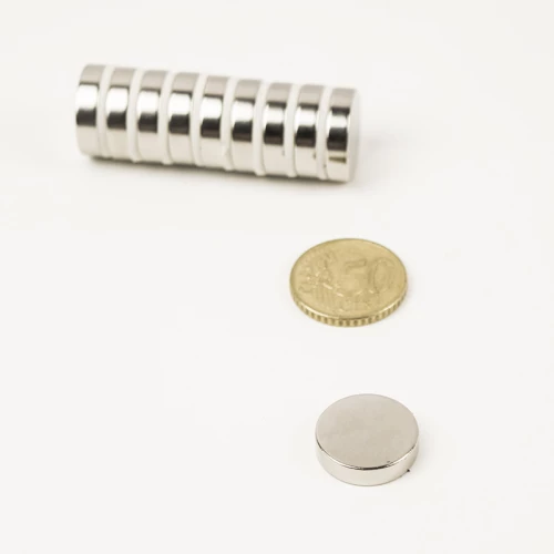 Μαγνήτης Δίσκος Φ20x5mm Νεοδυμίου Δύναμη Έλξης 7,3kg