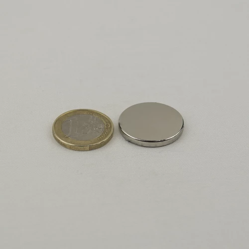 Μαγνήτης Δίσκος Φ25x3mm Νεοδυμίου Δύναμη Έλξης 5,1kg