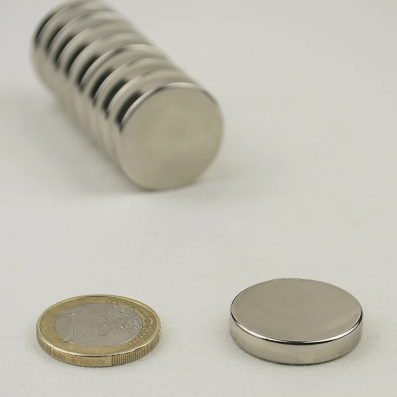 Μαγνήτης Δίσκος Φ25x5mm Νεοδυμίου Δύναμη Έλξης 8,8kg
