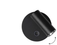 Απλίκα Σποτ Φωτιστικό Τοίχου LED 4W Dimmable Reading Light CRI 97 Tara Viokef-4319601-Μαύρο 4319601