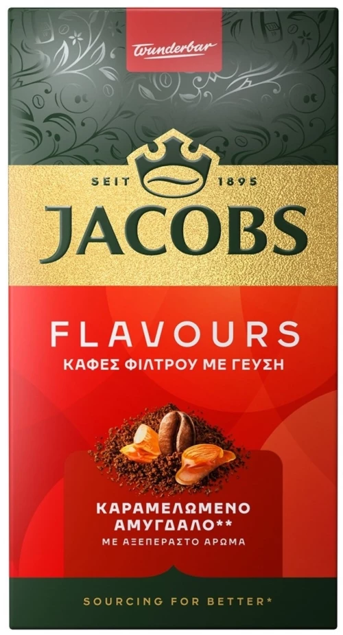 Jacobs Φίλτρου Καραμελωμένο Αμύγδαλο Αλεσμένος 250gr