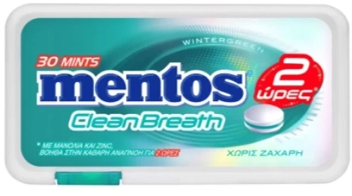 Mentos Wintergreen 21gr