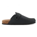 Colors Of California Man Leather Sabot Sandals