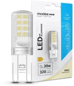 Modee Lighting Λάμπα LED G9 Aluminium 2.6W 4000K (320 lumen) ERP B1