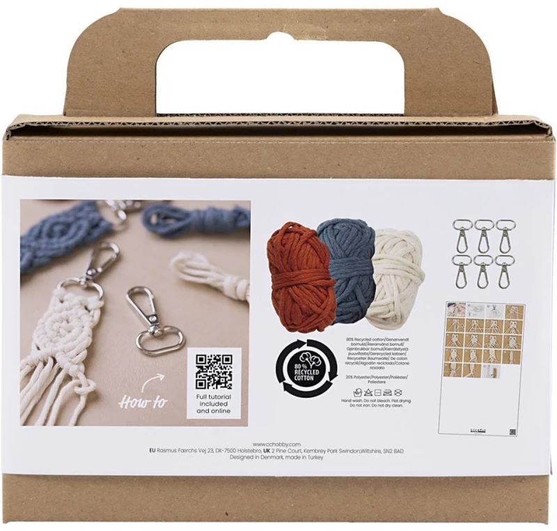DIY Kit - Macramé - Key ring (977554) / Toys