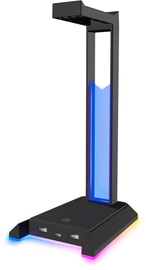 Speedlink - EXCELLO NX RGB Headset Stand, USB 2.0 Hub, black / Electronics