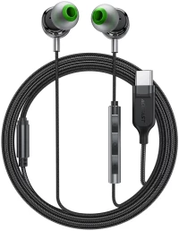 Acefast L5 Wired In-Ear Headphones USB-C 1.2m - Black