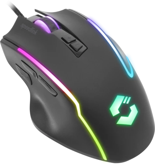Speedlink - DECUS NX RGB Gaming Mouse, rubber-black / Computers