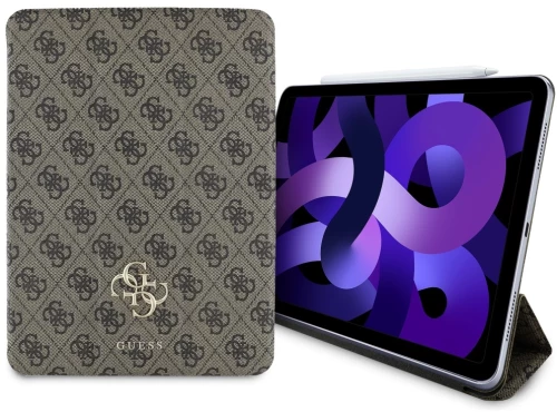 Guess GUFC11RM24PS4SGW iPad Air 11" 2024 brown/brown Magnetic 4G Big Logo