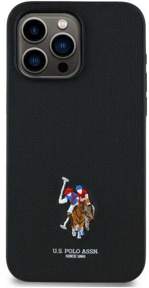 US Polo USHCP15XPEMK iPhone 15 Pro Max 6.7" black/black Embroidered DH Color