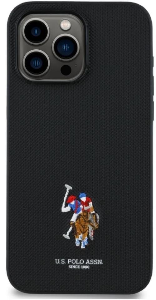 US Polo USHCP15XPEMK iPhone 15 Pro Max 6.7" black/black Embroidered DH Color