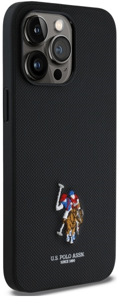 US Polo USHCP15XPEMK iPhone 15 Pro Max 6.7" black/black Embroidered DH Color