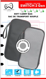 Deep Explorer - Soft Carry Bag Grey / Nintendo Switch 2