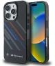 BMW Motosport IML Random Stripes iPhone 16 Pro Max Case - Black