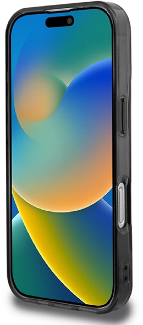 BMW Motosport IML Random Stripes iPhone 16 Pro Max Case - Black