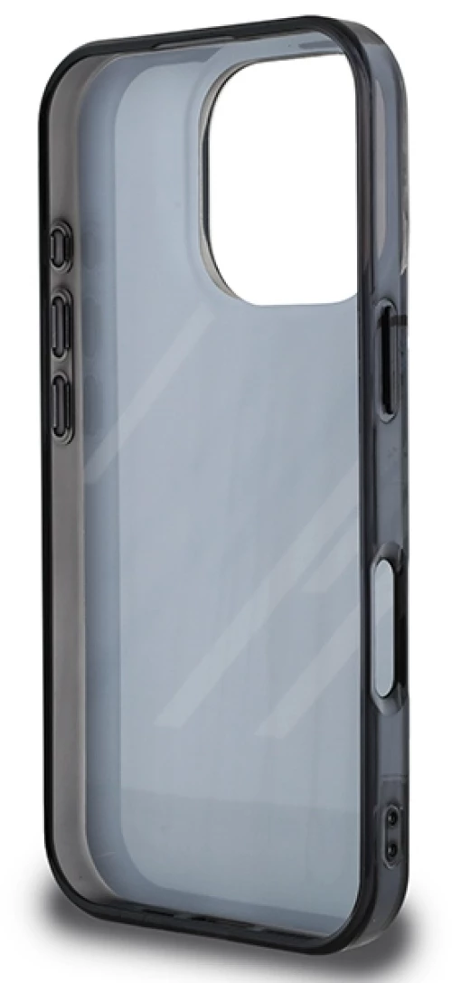 BMW Motosport IML Random Stripes iPhone 16 Pro Max Case - Black