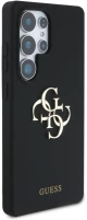 Guess Silicone Big 4G Logo Bottom Script case for Samsung Galaxy S25 Ultra - black