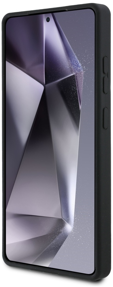 Guess Silicone Big 4G Logo Bottom Script case for Samsung Galaxy S25 Ultra - black