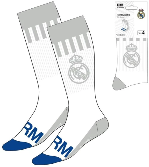Football Socks 3-Pack Real Madrid White 38-45