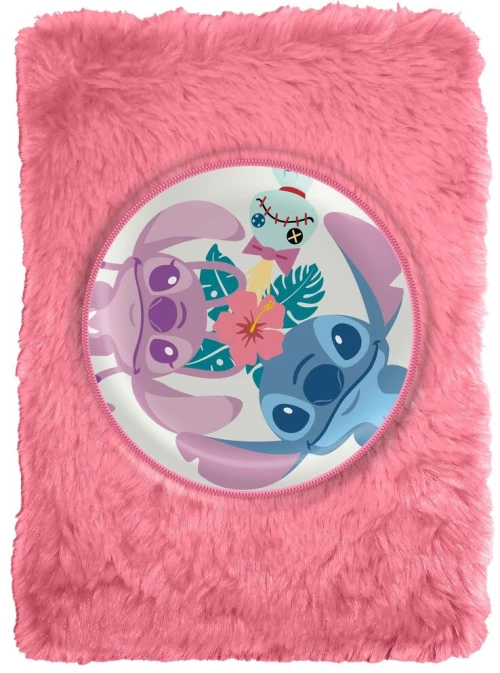 Disney Stitch A5 Plush notebook