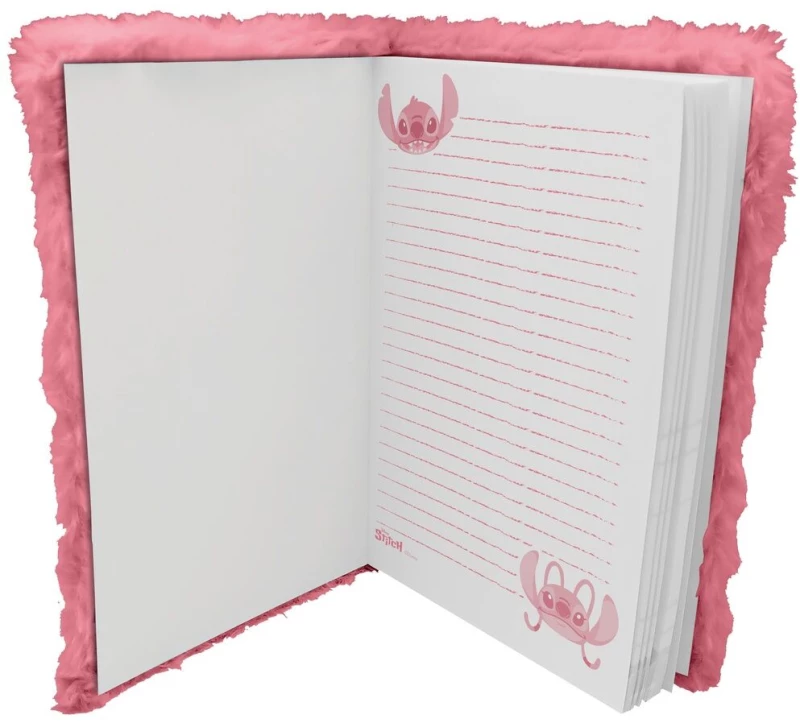 Disney Stitch A5 Plush notebook