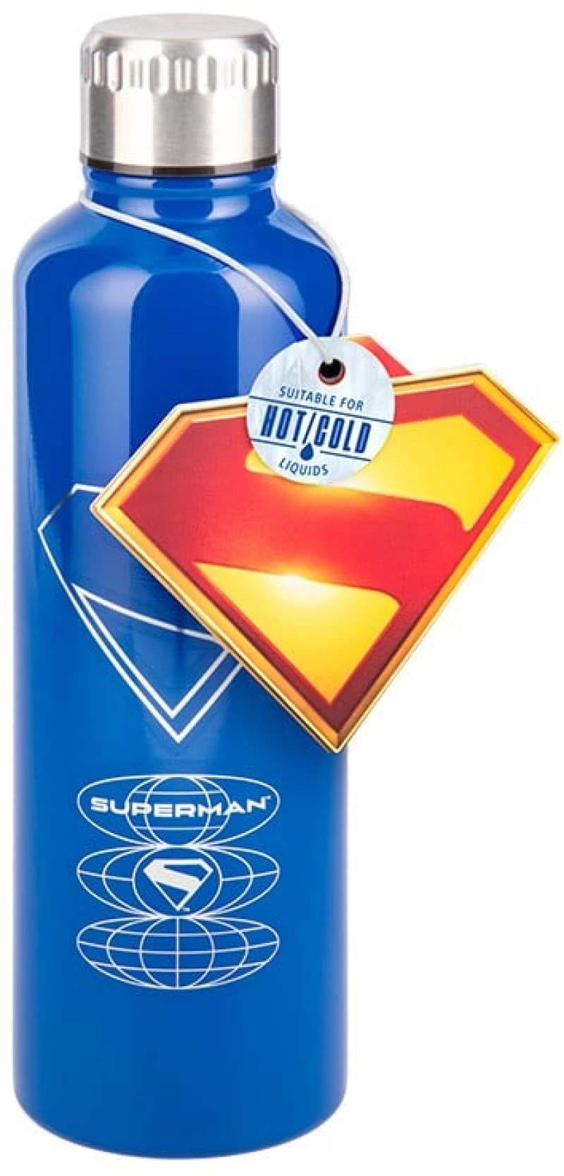 Superman Theatrical Metal Water Bottle / Fan Shop and Merchandise