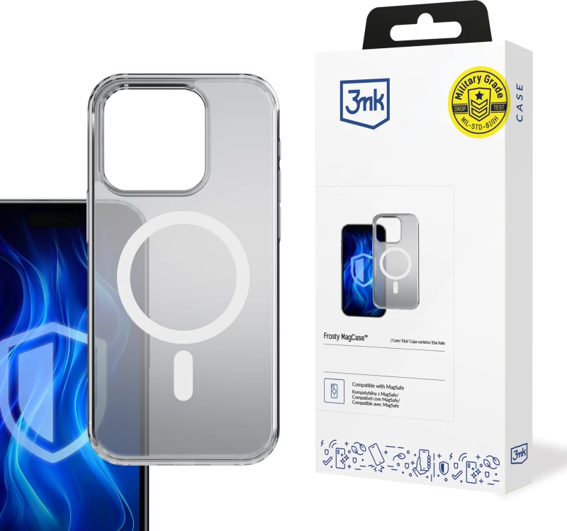3mk Frosty MagCase White for Apple iPhone 16 Pro - white