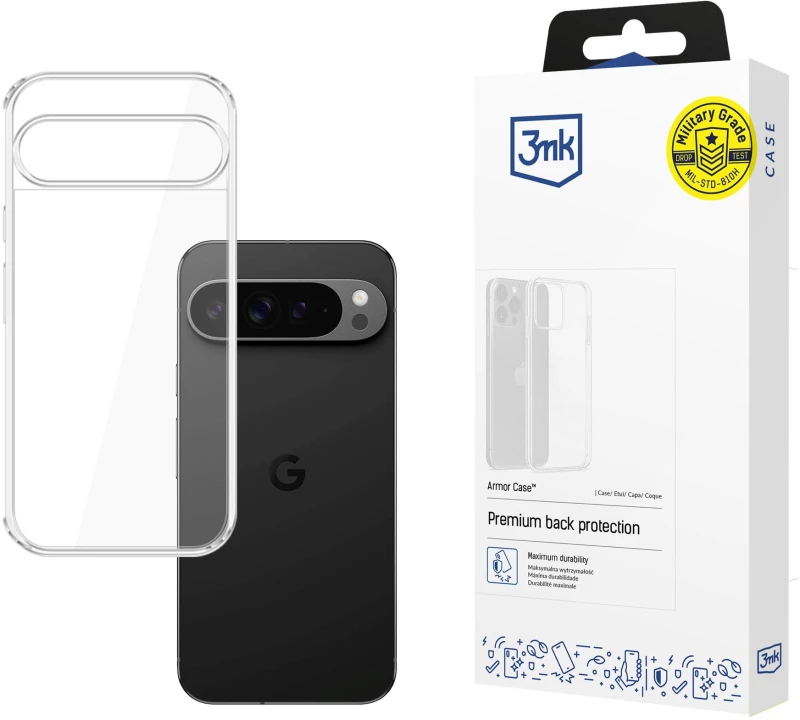 3mk Armor Case for Google Pixel 10 Pro XL - Transparent