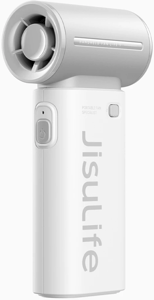Jisulife Handheld Fan Life9 5000mAh Portable Mini Blower USB Fan - Gray