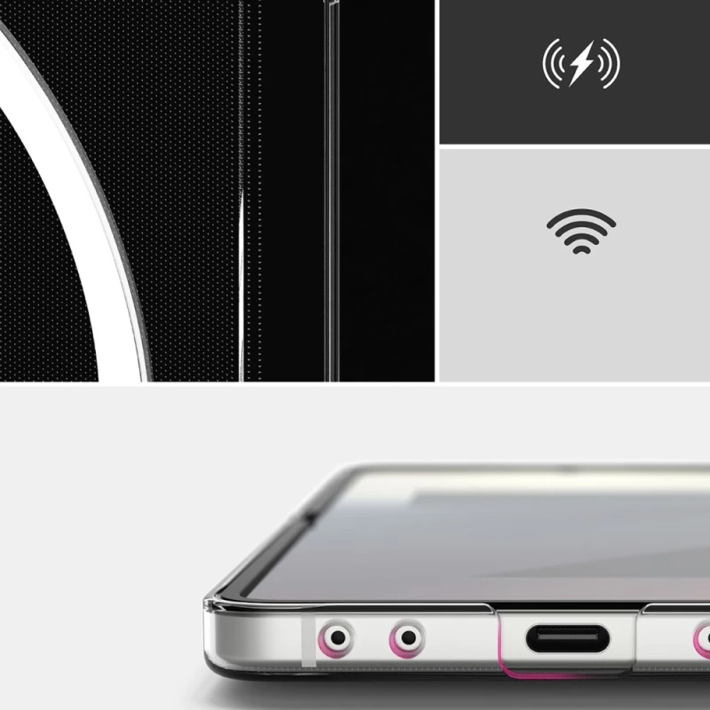 Ringke Slim Magnetic MagSafe Case for Samsung Galaxy Z Flip 7 - Transparent