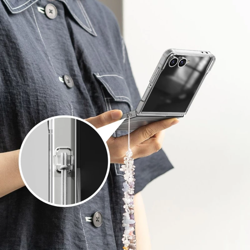Ringke Slim Magnetic MagSafe Case for Samsung Galaxy Z Flip 7 - Transparent