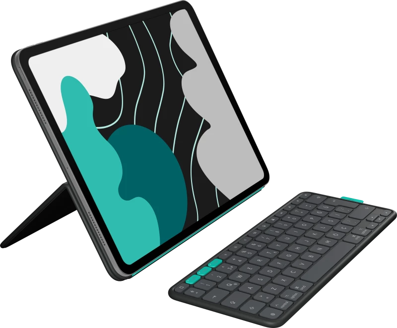 Logitech - Flip Folio for iPad Pro & Air 13'' - Graphite - Nordic / Electronics