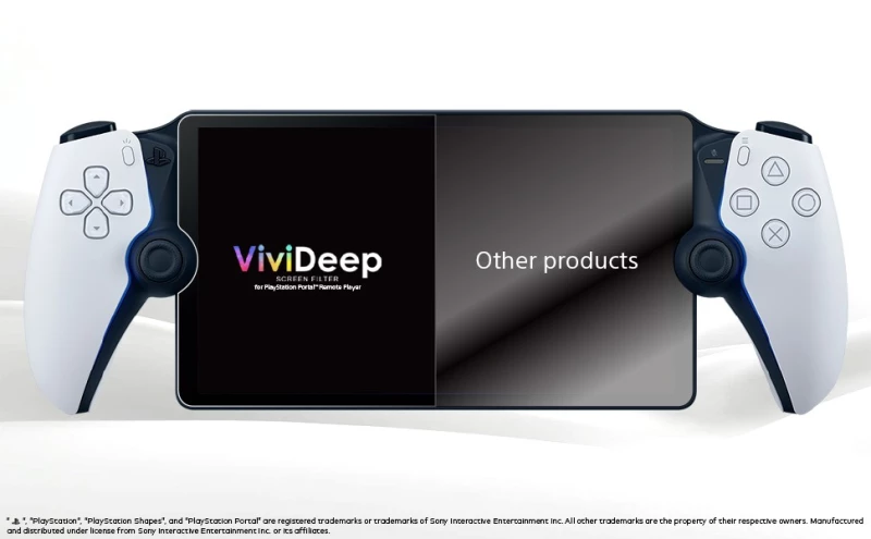 HORI - ViviDeep Screen Filter for PlayStation Portal Remote Player - Transparent / PlayStation 5