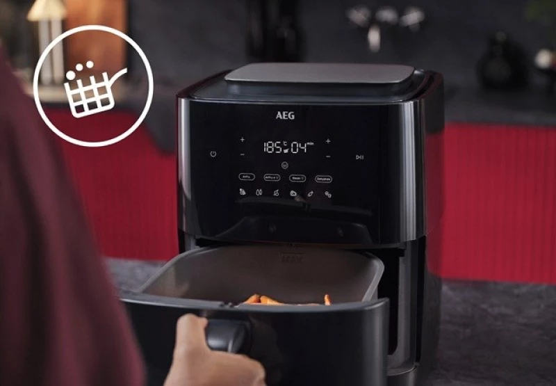 AEG AAF7SB Hot Air Fryer Single 6.9 L 1700 W Black