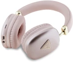 Guess Metallic Triangle Logo Over-Ear Headphones - Pink