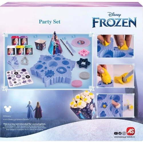 ΠΛΑΣΤΕΛΙΝΗ DISNEY FROZEN ΠΑΡΤΥ ΜΕ 5 ΒΑΖΑΚΙΑ 250ΓΡ ΓΙΑ 3+ ΧΡΟΝΩΝ- 1045-03619