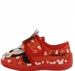 MINNIE MOUSE SLIPPERS MN010133 RED/GOLD