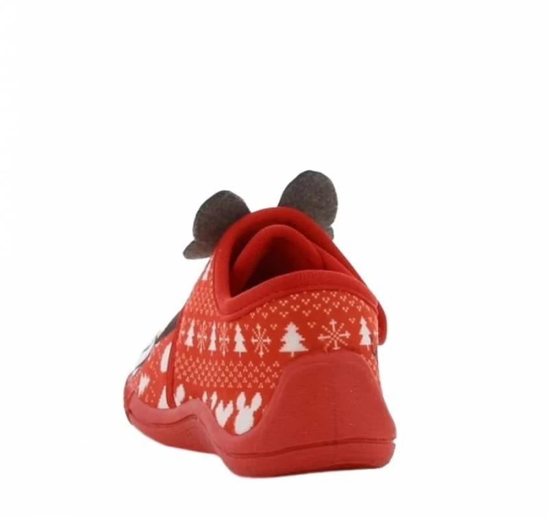 MINNIE MOUSE SLIPPERS MN010133 RED/GOLD