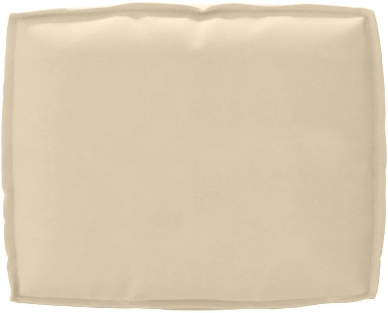 Μαξιλάρι Παλού Μπεζ 50x40x12 εκ. Ύφασμα Oxford Μπεζ 42001461