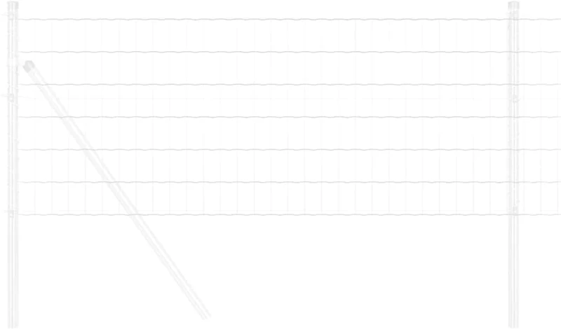 Ευρωπαϊκός Φράκτης 0.6x25 μ Γαλβανισμένος Χάλυβας Ασήμι 42004675