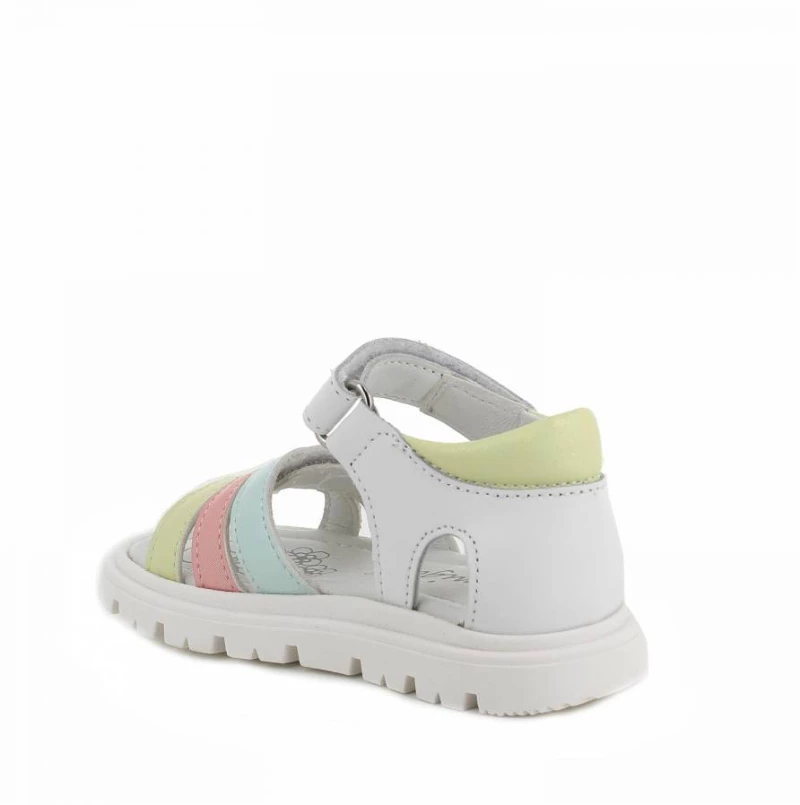 PRIMIGI HAPPY VIBE NAPPA SANDAL 7915600 IR BIANCO/LIME