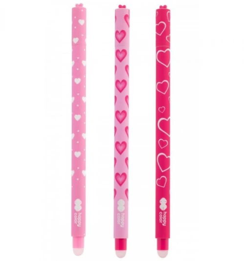 Happy Color Στυλό Gel Pink Love Που Σβήνει 0,5mm Μπλέ