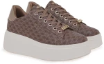 Renato Garini Γυναικείο Sneaker Καφέ με Πλατφόρμα