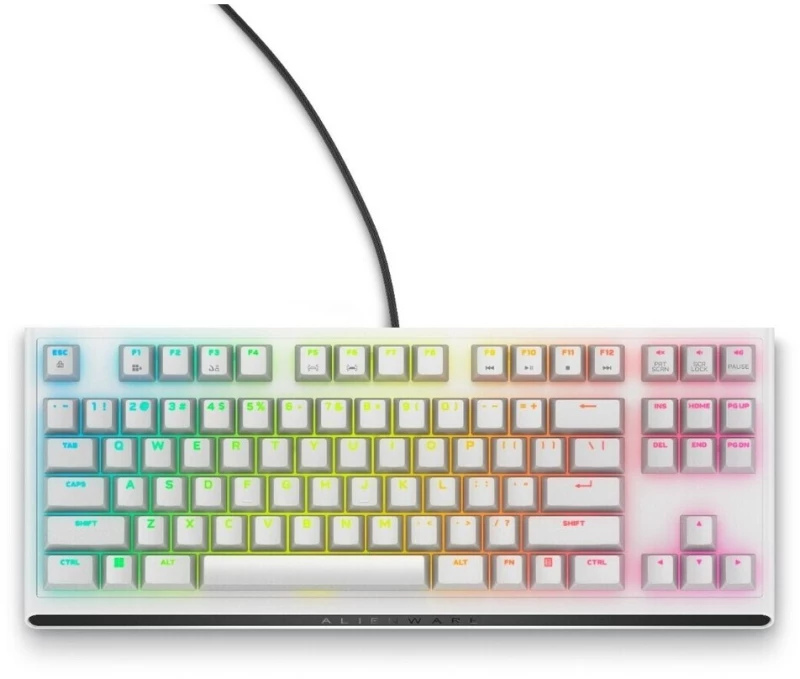 DELL Alienware Tenkeyless Gaming Keyboard - AW420K - US - Lunar Light