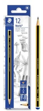 STAEDTLER ξύλινο μολύβι Noris 120-3, εξάγωνο, H3, 12τμχ