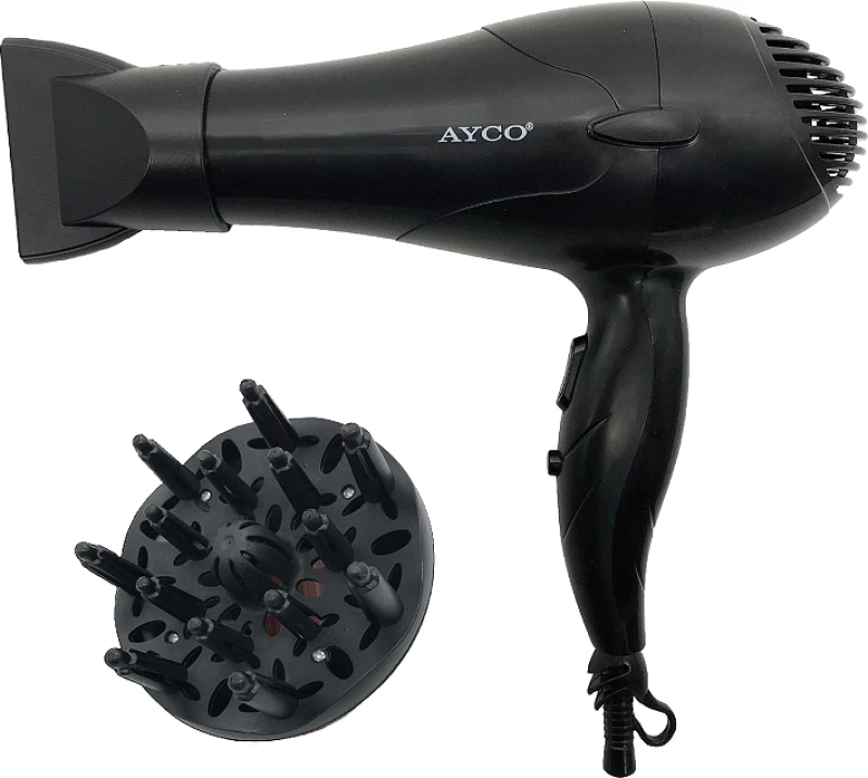 Ayco AHD-1636D Πιστολάκι Μαλλιών με Φυσούνα 1600W