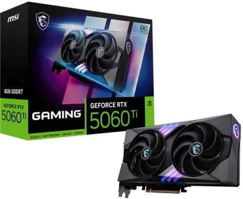 MSI GeForce RTX 5060 Ti 8GB GDDR7 GAMING OC Κάρτα Γραφικών