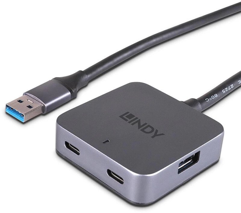 Lindy LY-43388 USB 3.0 Hub 4 Θυρών με σύνδεση USB-A