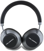 Karl Lagerfeld Ασύρματα Ακουστικά Saffiano Metal Logo ANC/ENC Black
