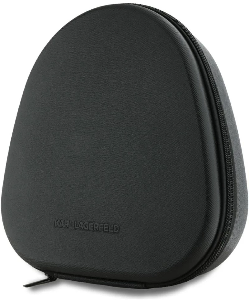 Karl Lagerfeld Ασύρματα Ακουστικά Saffiano Metal Logo ANC/ENC Black